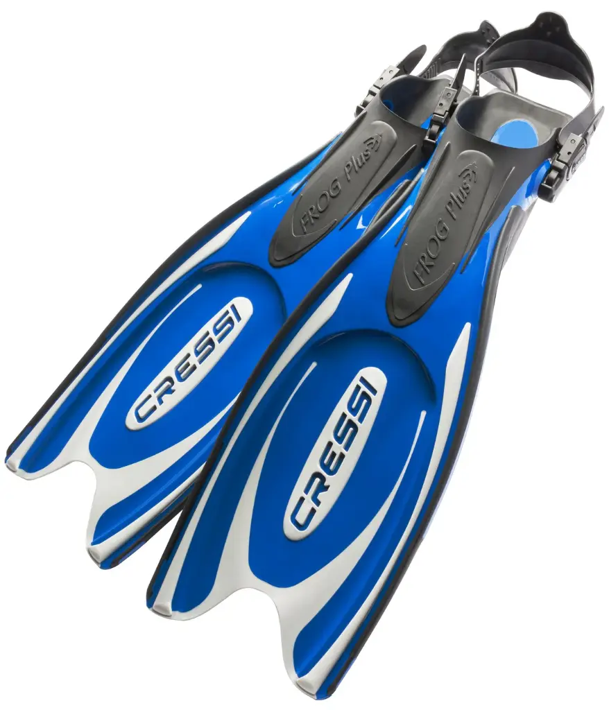 [BF202038] Cressi Frog Plus  (Bleu/Argent, XS/S)