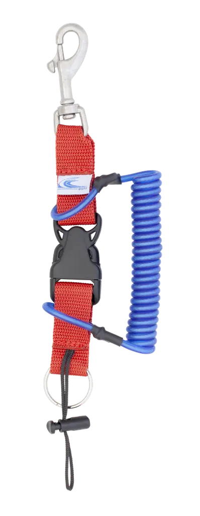 Mousqueton tire bouchon spirale kevlar 