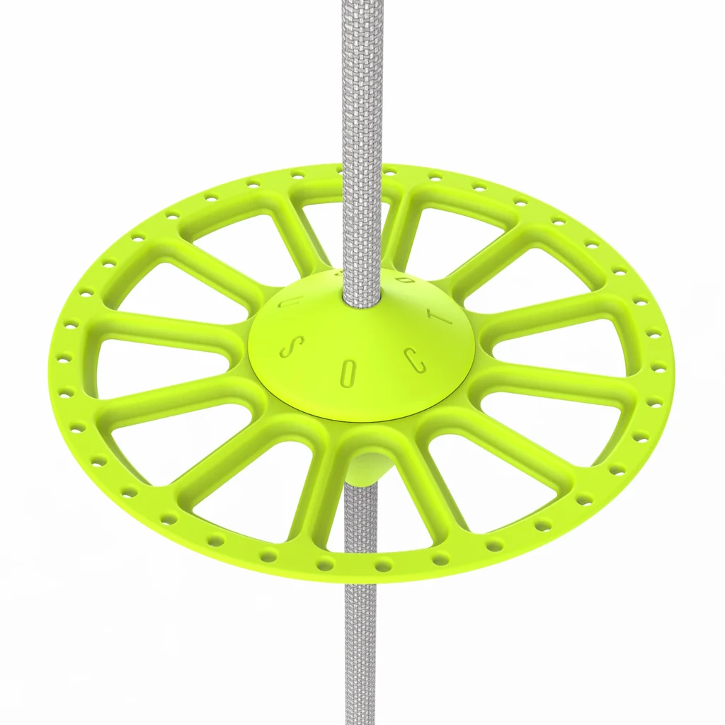 [PLATE] Octopus Freediving Bottom plate - Yellow