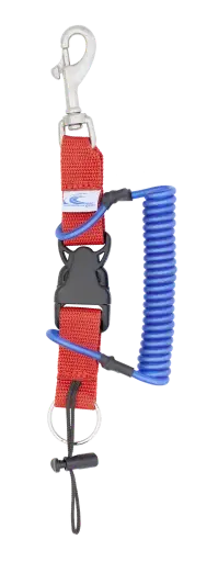 Mousqueton tire bouchon spirale kevlar 